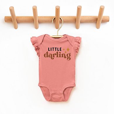 The Juniper Shop Boho Little Darling Flutter Sleeve Bodysuit