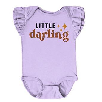 The Juniper Shop Boho Little Darling Flutter Sleeve Bodysuit