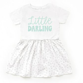 The Juniper Shop Little Darling Cursive Toddler Dress
