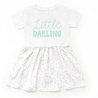 The Juniper Shop Little Darling Cursive Toddler Dress