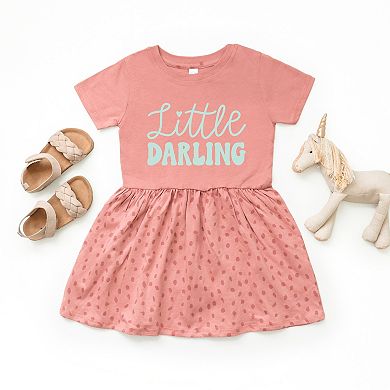 The Juniper Shop Little Darling Cursive Toddler Dress