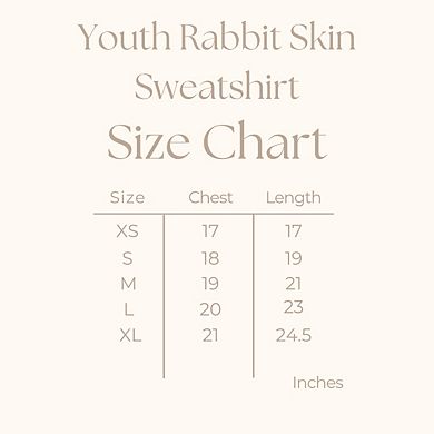The Juniper Shop SmileyWorld Embroidered Arched Varsity Youth Sweatshirt