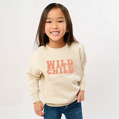 The Juniper Shop Wild Child Wavy Youth Sweatshirt