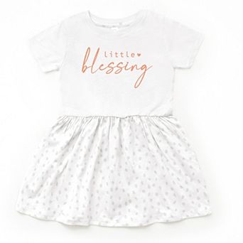 The Juniper Shop Little Blessing Heart Toddler Dress