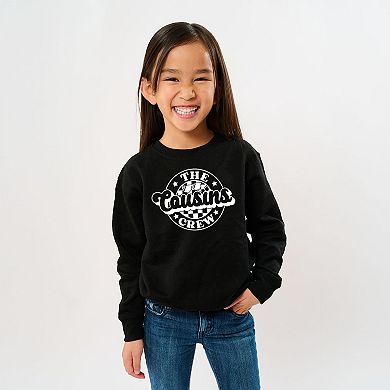 The Juniper Shop The Cousins Crew Checkered Youth Sweatshirt