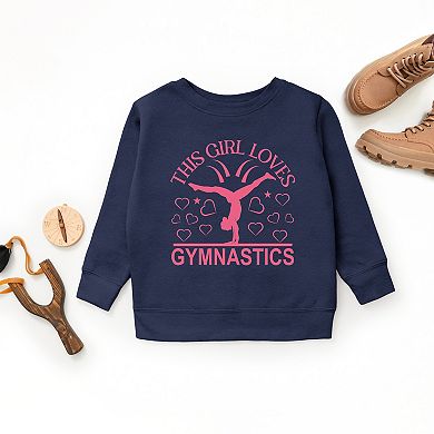 The Juniper Shop This Girl Loves Gymnastics Youth Sweatshirt