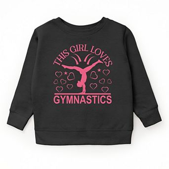 The Juniper Shop This Girl Loves Gymnastics Youth Sweatshirt