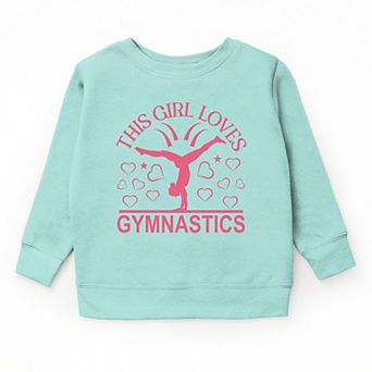The Juniper Shop This Girl Loves Gymnastics Youth Sweatshirt