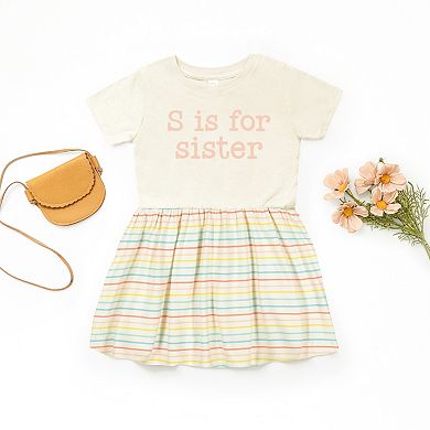 The Juniper Shop S Is For Sister Toddler Dress