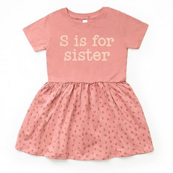 The Juniper Shop S Is For Sister Toddler Dress