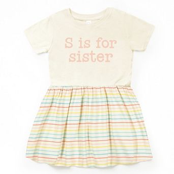 The Juniper Shop S Is For Sister Toddler Dress