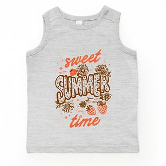 The Juniper Shop Sweet Summer Time Strawberry Youth Tank Top