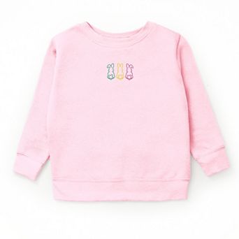 The Juniper Shop Embroidered Easter Bunny Outline Youth Sweatshirt