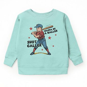 The Juniper Shop Wanna Be A Baller Shot Caller Youth Sweatshirt