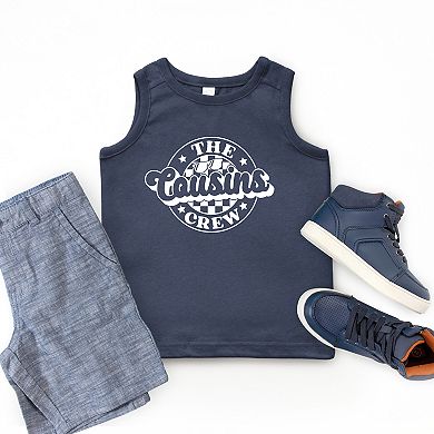 The Juniper Shop The Cousins Crew Checkered Youth Tank Top