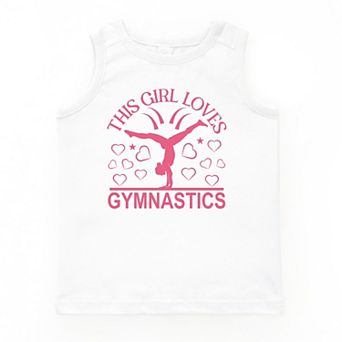 The Juniper Shop This Girl Loves Gymnastics Youth Tank Top