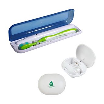 Pursonic UV Toothbrush Sanitizer & Portable Toothbrush Sterilizer Bundle