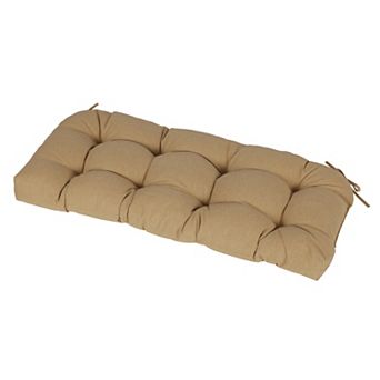 Aoodor 42 in Bench Chair Cushion, Tufted Loveseat Cushion with Ties