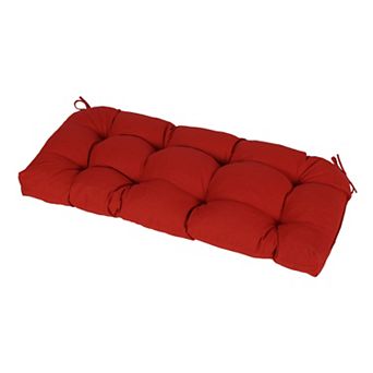 Aoodor 42 in Bench Chair Cushion, Tufted Loveseat Cushion with Ties