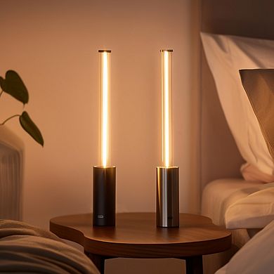 Set of 2 Portable Cordless Table Lamp Minimalist Hand Lamp