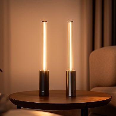 Set of 2 Portable Cordless Table Lamp Minimalist Hand Lamp