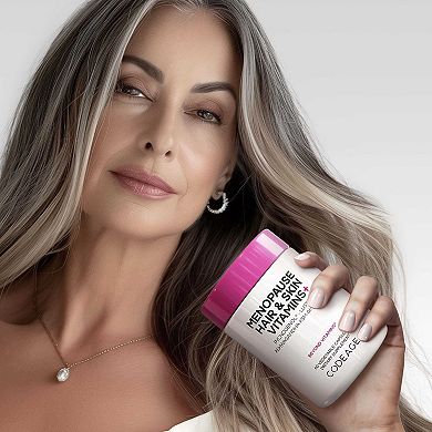 Codeage Menopause Hair & Skin Vitamins+, Biotin, Wild Yam, 60 Ct