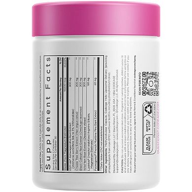 Codeage Menopause Hair & Skin Vitamins+, Biotin, Wild Yam, 60 Ct