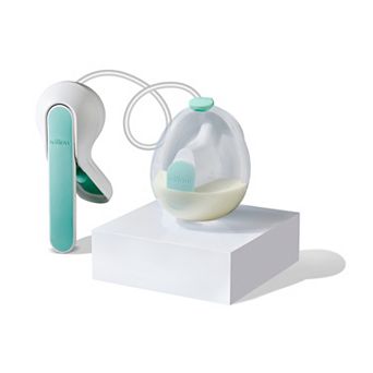 Willow Wave Wearable Manual Breast Pump with Splashguard & Easy-Pour Spout