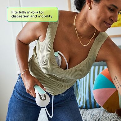 Willow Wave Wearable Manual Breast Pump with Splashguard & Easy-Pour Spout