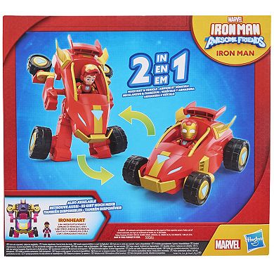 Marvel Iron Man 2-In-1 Mech Suit & Vehicle by Hasbro
