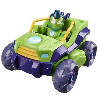 Marvel Iron Man & His Awesome Friends Iron Hulk 2-In-1 Mech Suit & Vehicle by Hasbro