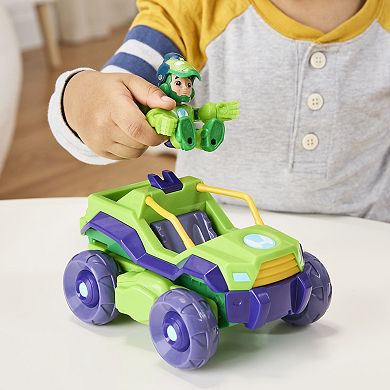 Marvel Iron Man & His Awesome Friends Iron Hulk 2-In-1 Mech Suit & Vehicle by Hasbro