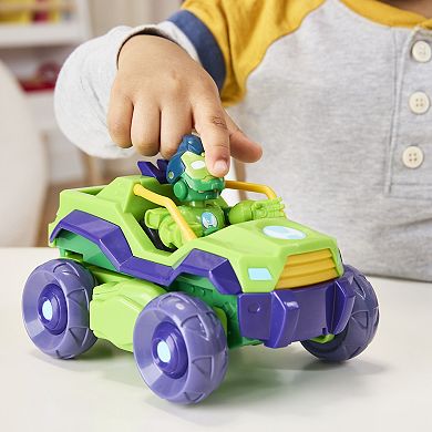 Marvel Iron Man & His Awesome Friends Iron Hulk 2-In-1 Mech Suit & Vehicle by Hasbro