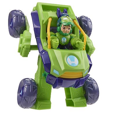 Marvel Iron Man & His Awesome Friends Iron Hulk 2-In-1 Mech Suit & Vehicle by Hasbro