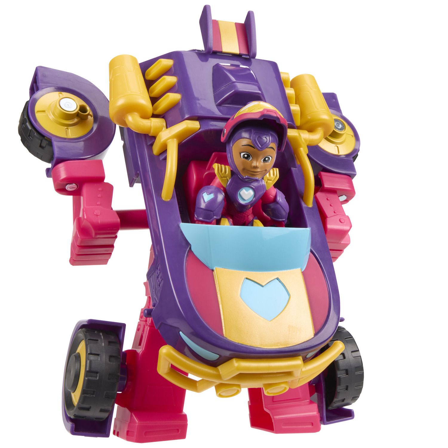 Детские фигурки Marvel Iron Man & His Awesome Friends Ironheart 2-In-1 Mech Suit & Vehicle by Hasbro — фото 2