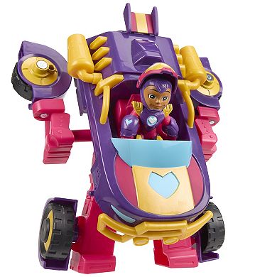 Marvel Iron Man & His Awesome Friends Ironheart 2-In-1 Mech Suit & Vehicle by Hasbro