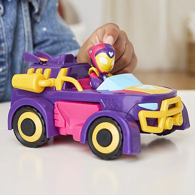 Marvel Iron Man & His Awesome Friends Ironheart 2-In-1 Mech Suit & Vehicle by Hasbro