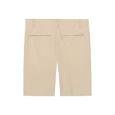 Boys 8-20 IZOD Flat Front Solid Stretch Performance Shorts