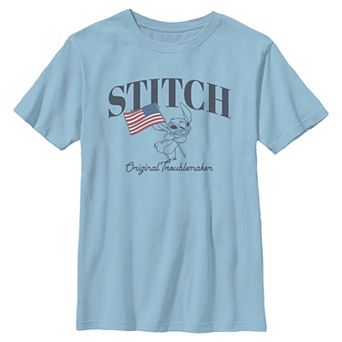 Boys 8-20 Disney's Lilo & Stitch Original Troublemaker Americana Graphic Tee