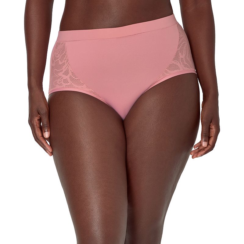 Women's Bali®'s Coolest Smoothing High-Waist Brief Panty DFCSBF, Size: Small, Pink Tea