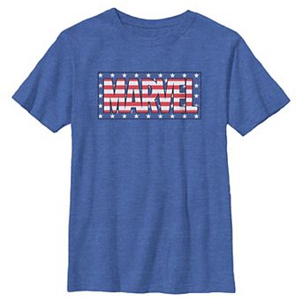 Boys 8-20 Marvel Americana Logo Graphic Tee