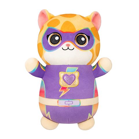 Детские мягкие игрушки Disney's SuperKitties Squishmallows HugMees Sparks Plush Toy