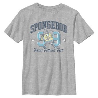 Boys 8-20 Nickelodeon SpongeBob SquarePants Baseball Bikini Bottom's Best Graphic Tee