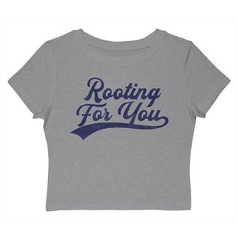 Juniors' Grayson Threads The Label Rooting For You Graphic Baby Tee