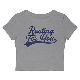 Juniors' Grayson Threads The Label Rooting For You Graphic Baby Tee