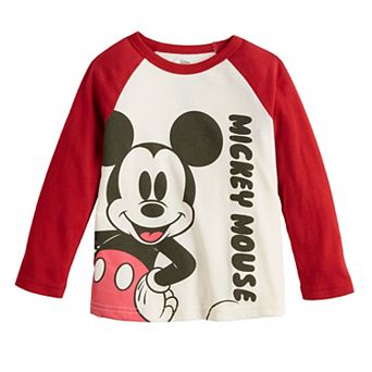 Baby & Toddler Boy Jumping Beans® Disney’s Mickey Mouse Oversized Long Sleeve Graphic Tee
