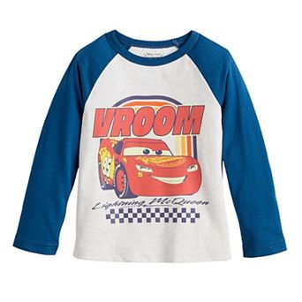 Baby & Toddler Boy Jumping Beans® Disney / Pixar's Cars Lightning McQueen Vroom Long Sleeve Graphic Tee