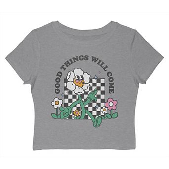 Juniors' Grayson Threads The Label Good Things Will Come Graphic Baby Tee