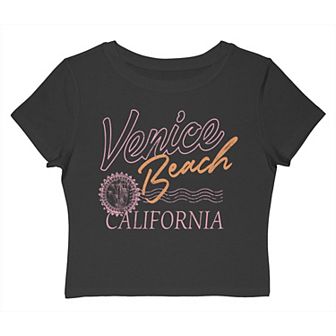 Juniors' Grayson Threads The Label Venice Beach California Graphic Baby Tee