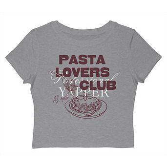 Juniors' Grayson Threads The Label Pasta Lovers Club Graphic Baby Tee